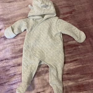 Bear ear baby coat